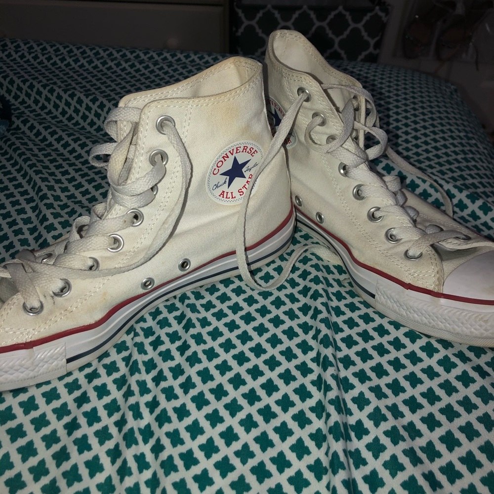 White High Top Converse